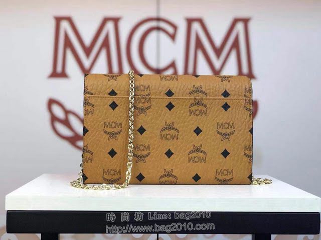 MCM錢包 原單新品 8088 Patricia斜挎包 可拆卸式鏈條 MCM女單肩包 MCM折疊翻蓋錢包  mdmc1310